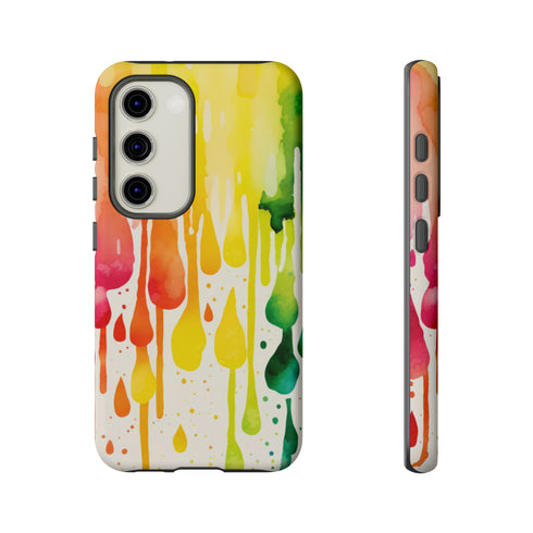 Rainbow Spring Showers - Impact Resistant Phone Case